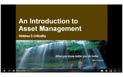 Webinar: Asset Management Core Component 3