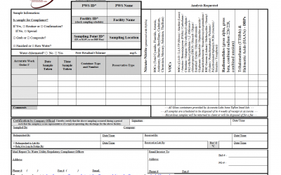 SDWA Accurate Environmental Chem Rad DBP COC – Invoice System
