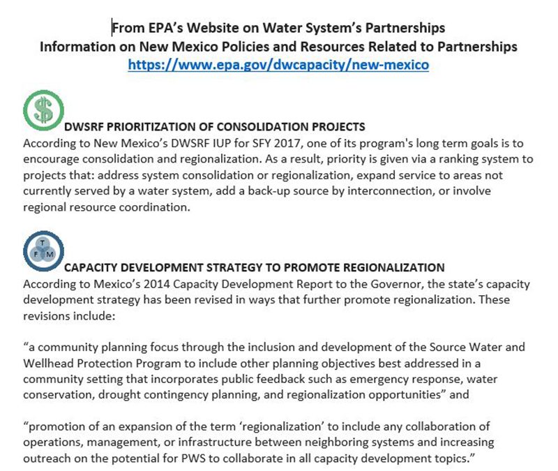 New Mexico Regionalization Resources