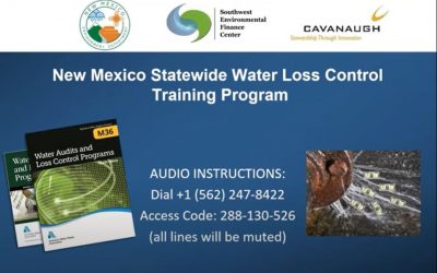 New Mexico Statewide Water Loss Control Training Program