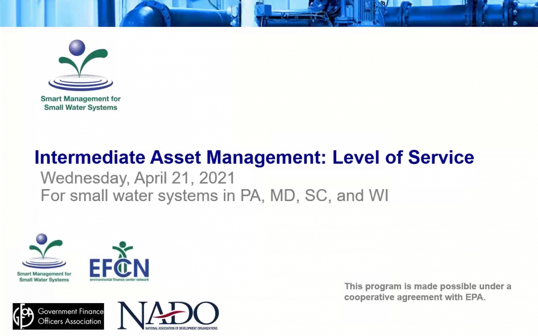 Level of Service for Small Water Systems