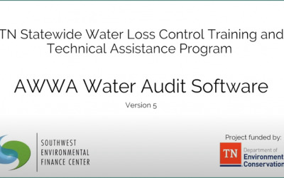 AWWA Water Audit Software