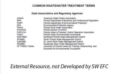 Common Wastewater Treatment Terms
