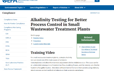 Alkalinity Testing for Better Process Control in Small Wastewater Treatment Plants