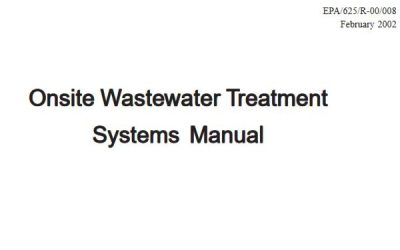 Onsite Wastewater Treatment Systems Manual