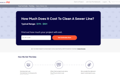 How Much Does It Cost To Clean A Sewer Line?