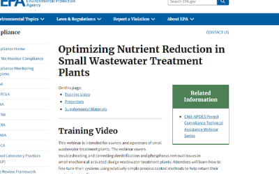 Optimizing Nutrient Reduction in Small Wastewater Treatment Plants