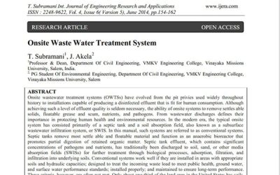 Onsite Waste Water Treatment System