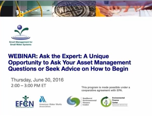 Ask the Expert Webinar Series 6/30/16