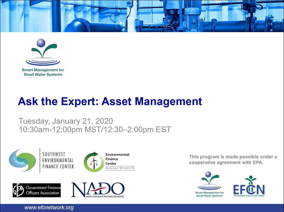 Ask the Expert: Asset Management Webinar