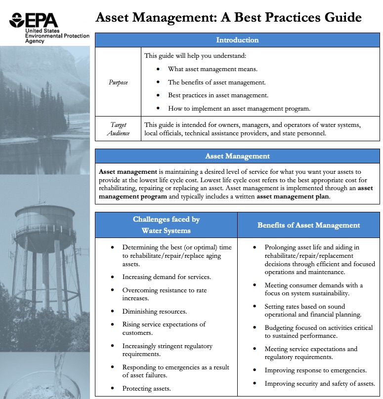 Asset Management: A Best Practices Guide