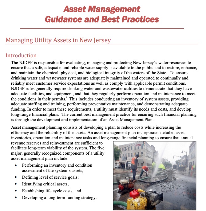 Asset Management Guidance and Best Practices