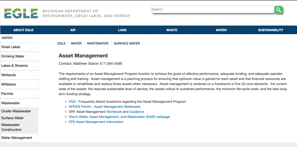 Asset Management Guidance for Wastewater and Stormwater Systems and Workbook