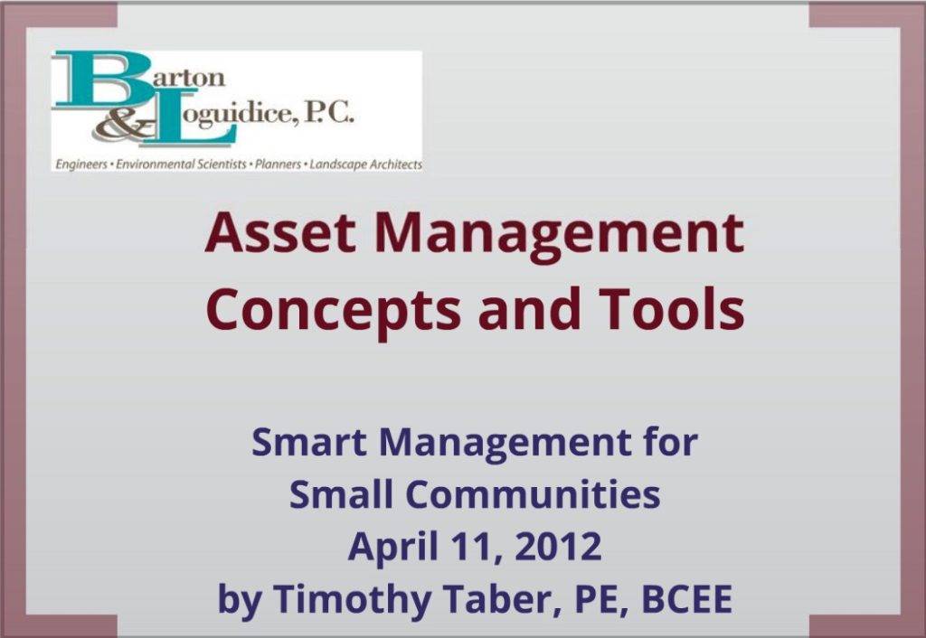 Asset Management Concepts and Tools