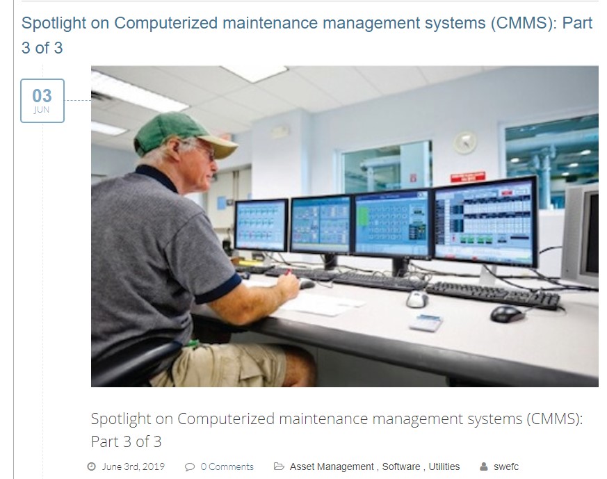 Spotlight on Computerized Maintenance Management Systems: Part 3 of 3
