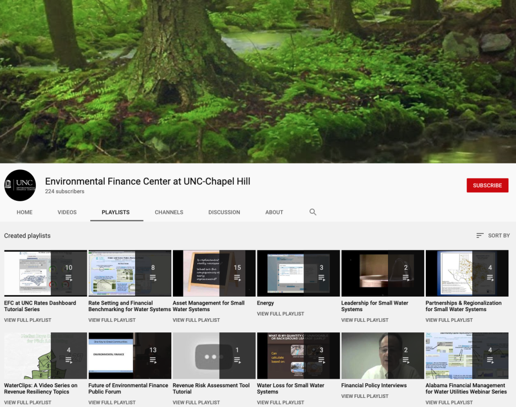 Environmental Finance Center Network: Webinars