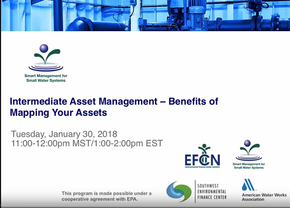 WEBINAR | Intermediate Asset Management – Benefits of Mapping Your Assets