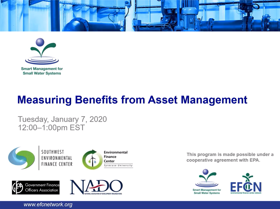 Measuring Benefits from Asset Management
