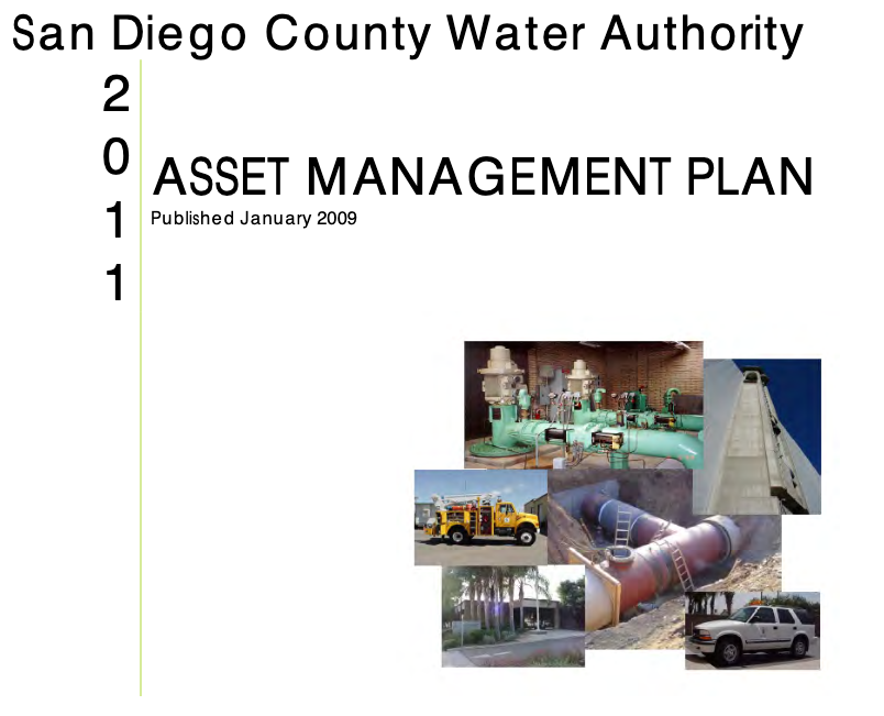 San Diego County Water Authority Asset Management Plan 2011