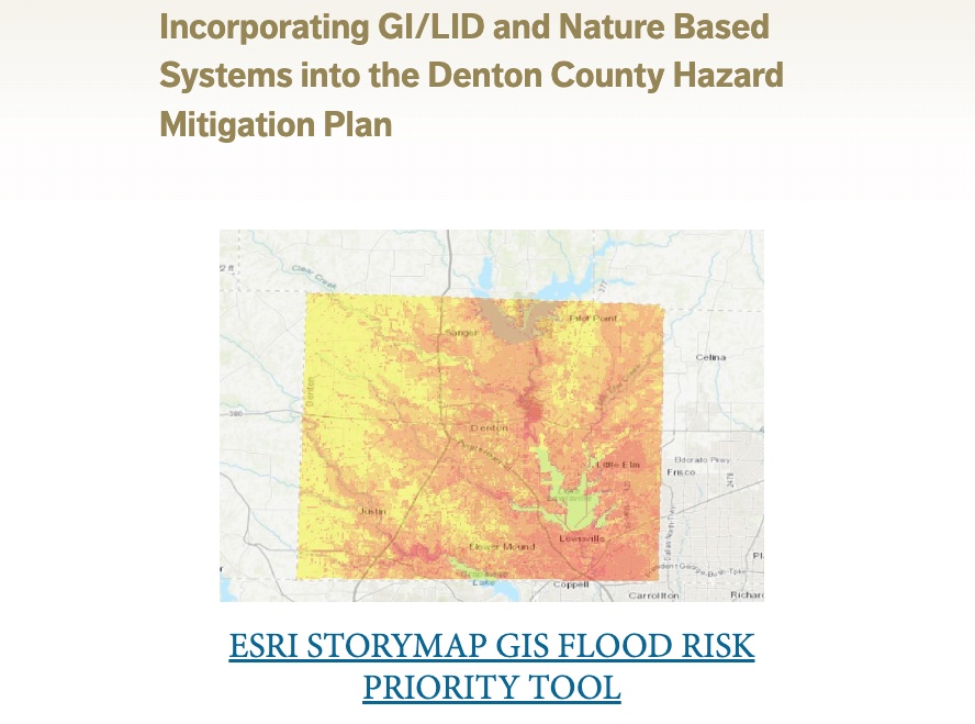 Incorporating GI/LID and Nature Based Systems into the Denton County Hazard Mitigation Plan
