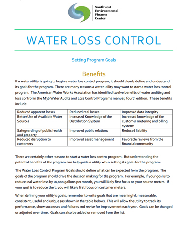 Water Control Management